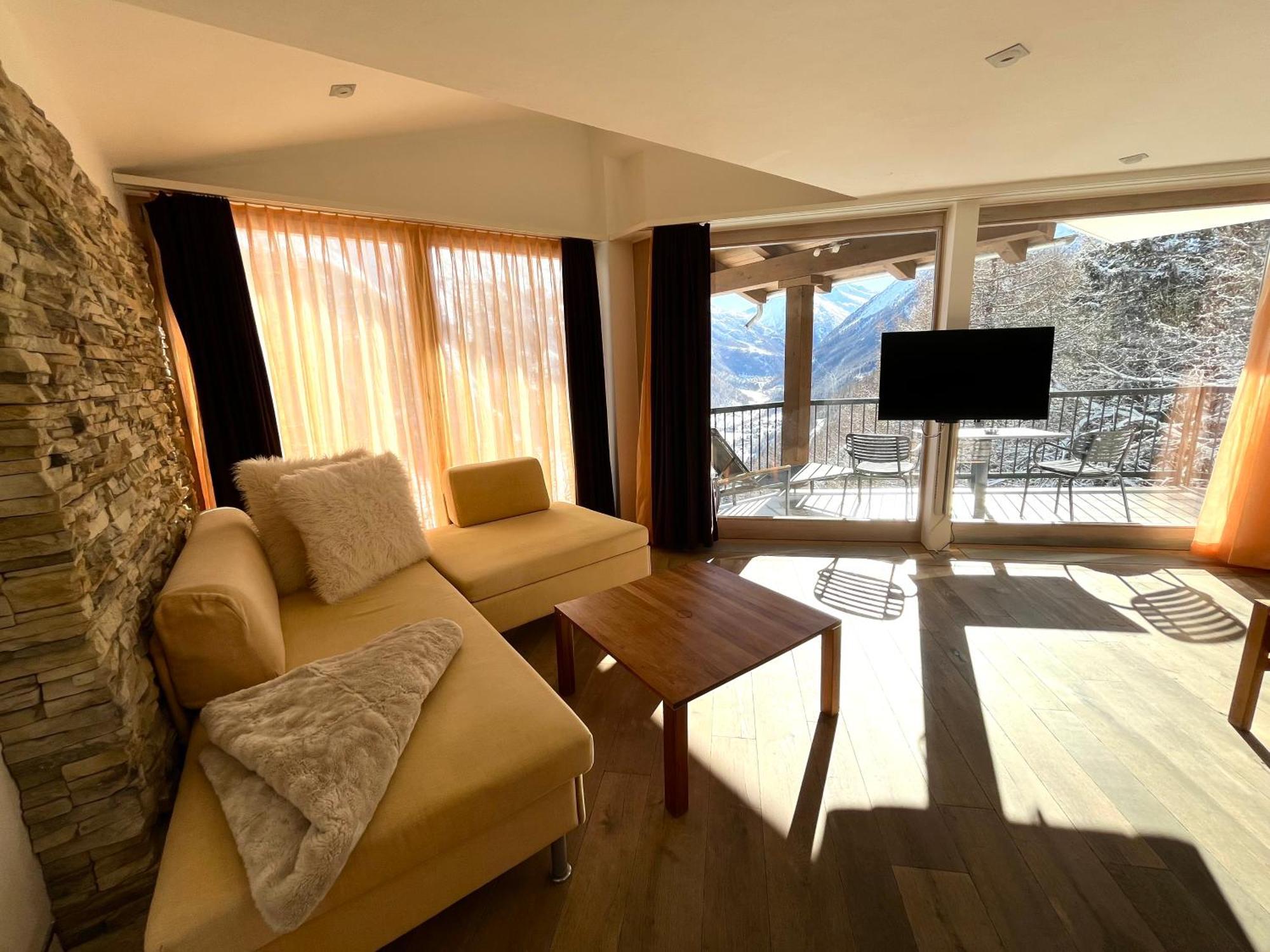 Waldhotel Fletschhorn Panoramic Retreat In Saas Fee Εξωτερικό φωτογραφία